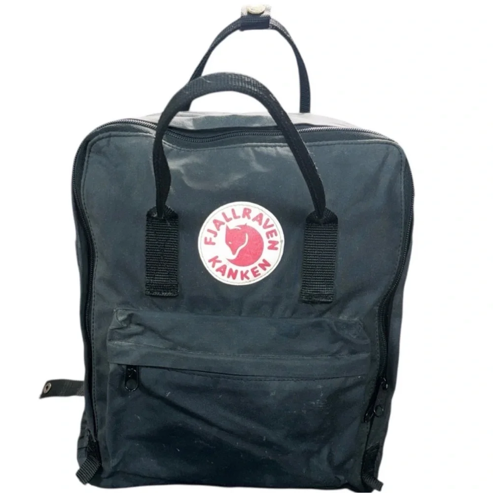 Fjallraven Kanken Laptop 13 Black Backpack Commuter Travel School Bag